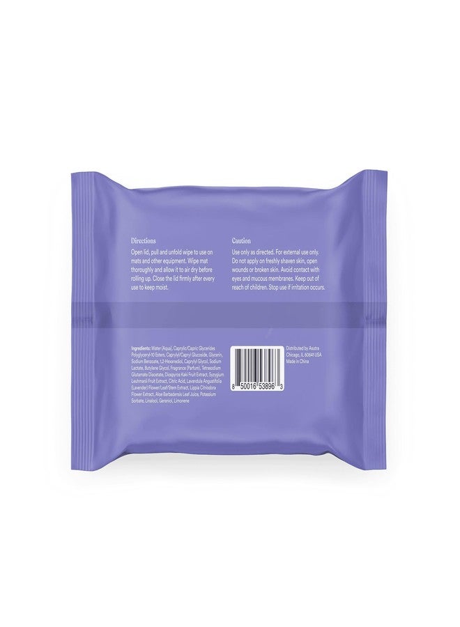 ASUTRA Yoga Mat Cleaning Wipes (Lovely Lavender), 1 Pouch (30 Wipes) - No Slippery Residue, Deep-Cleansing for Fitness Gear & Gym Equipment - Image 5